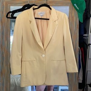 Yellow suit jacket